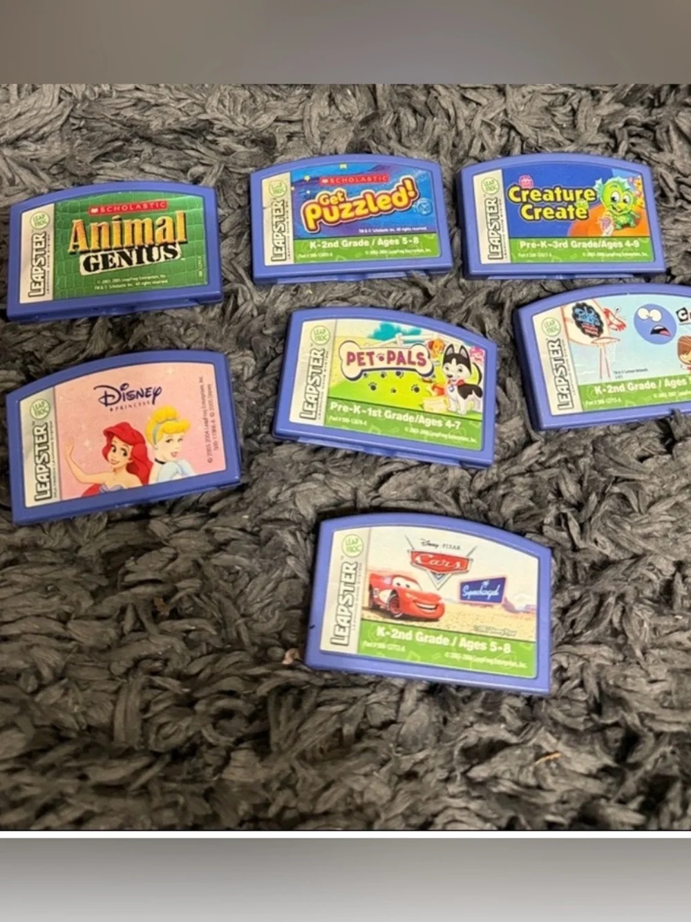 Leapfrog Leapster games Lot of 7